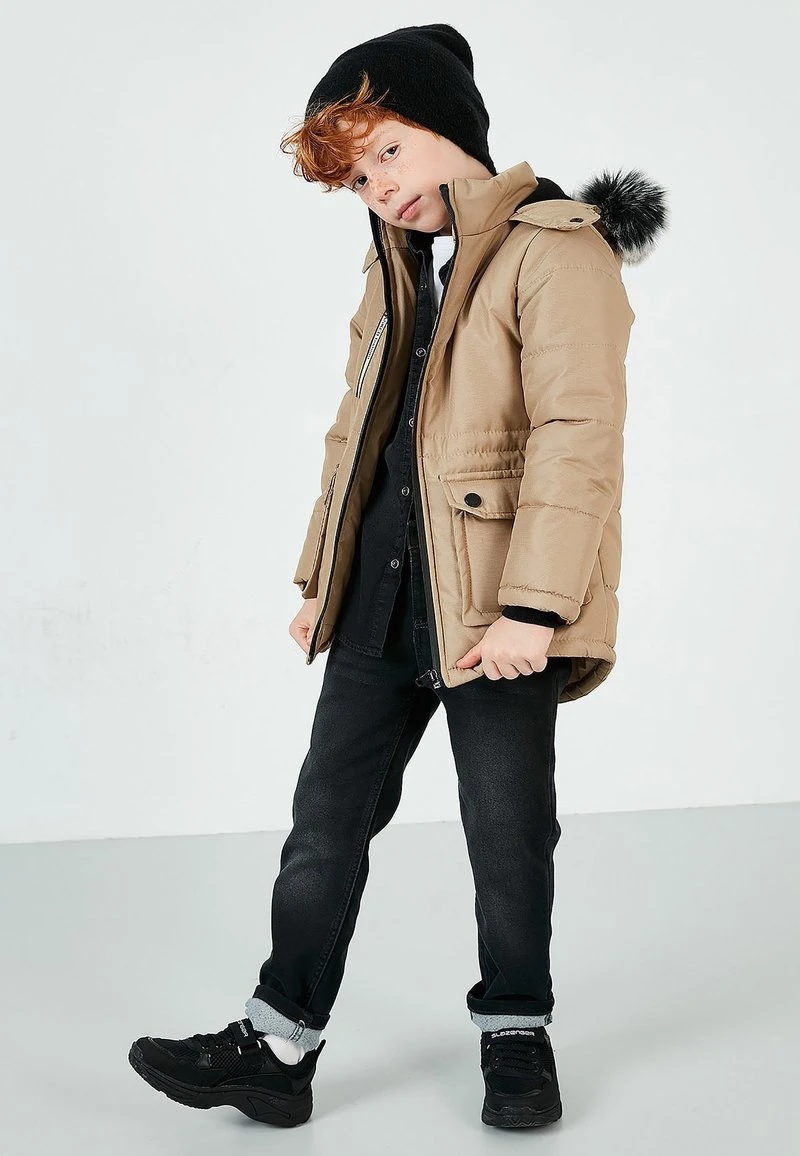 LELA Chaqueta De Invierno - Camel , Niños 2 LELA Chaqueta De Invierno - Camel , Niños - Imagen 2