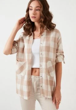 LELA Camisa - Stone Colored , Mujer