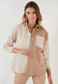 LELA Camisa - Stone Colored , Mujer -LELA Ventas 2024 4f0d17b454fa4fbe94b9b62fdf2da32f