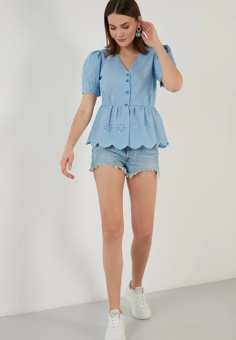 REGULAR FIT - Blusa - blue LELA REGULAR FIT - Blusa - Blue , Mujer -LELA Ventas 2024 52c2af5bd8df4c7f8a2a84e09c721948