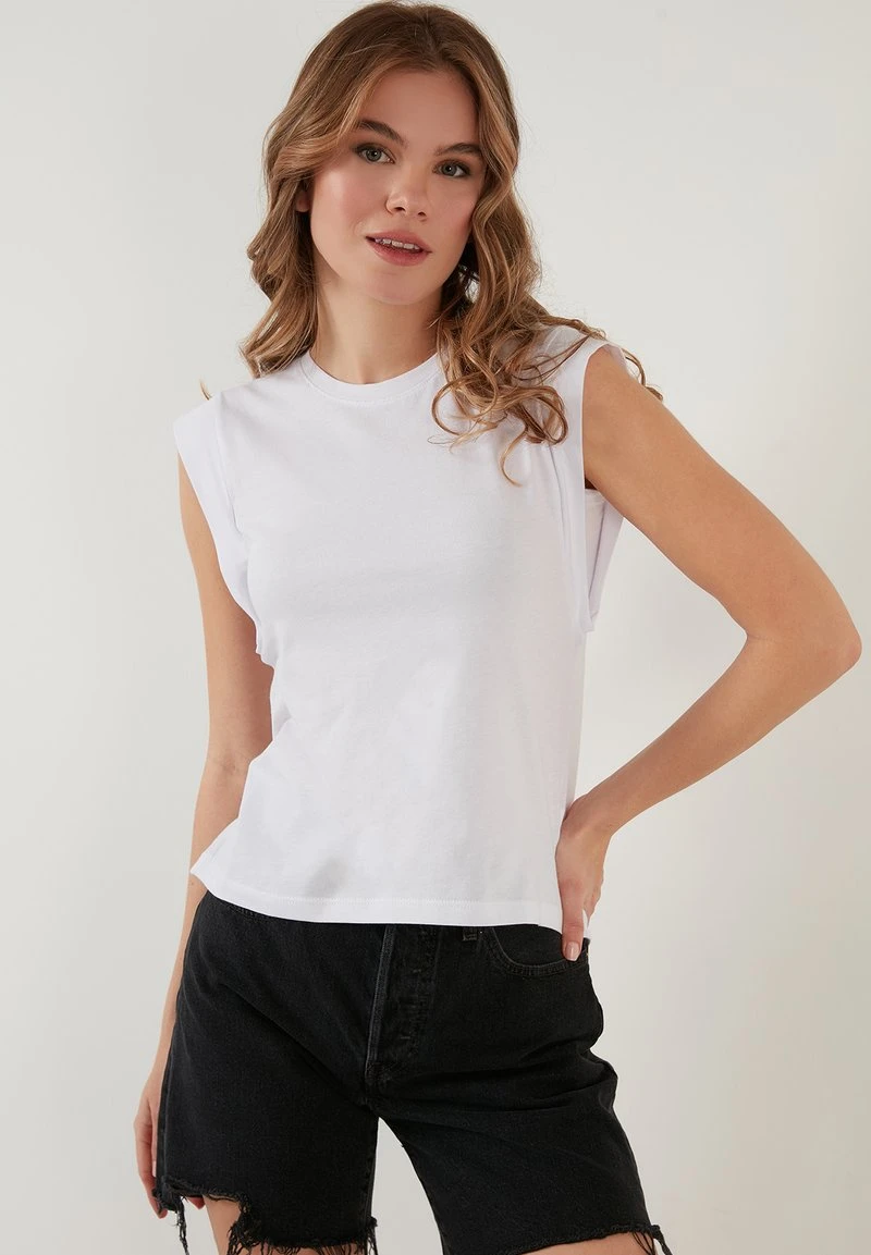 CREW NECK - Camiseta básica - white LELA CREW NECK - Camiseta Básica - White , Mujer -LELA Ventas 2024 53762b2254d74e3db903b6893846235b