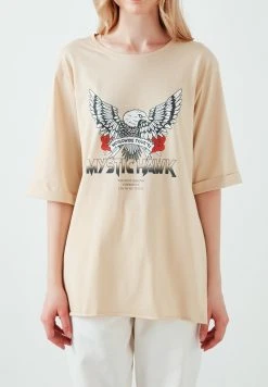 LELA Camiseta Estampada - Stone Colored , Mujer -LELA Ventas 2024 53b550eda9684a38976d36cb19eee657