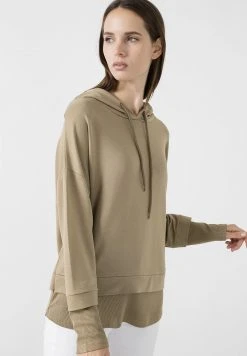 LELA Jersey Con Capucha - Khaki, Mujer