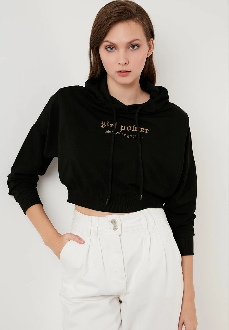 Jersey con capucha - black LELA Jersey Con Capucha - Black, Mujer -LELA Ventas 2024 59652e0b7ab74240921c33b1e2ad8c7c