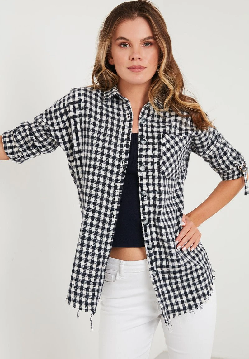 LELA Camisa - Navy Blue , Mujer 3 LELA Camisa - Navy Blue , Mujer - Imagen 3