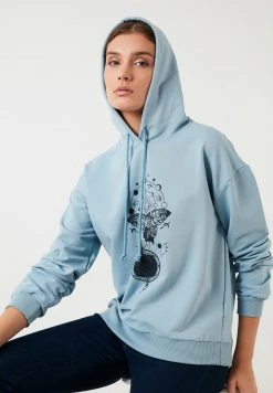 LELA Jersey Con Capucha - Light Blue, Mujer -LELA Ventas 2024 5a5598ae69f74ffdb12d8c5a5f1100e2