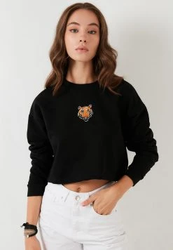 LELA Sudadera - Black , Mujer