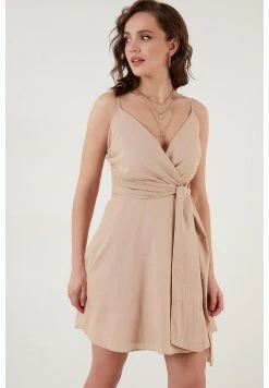 LELA Vestido Informal - Beige , Mujer