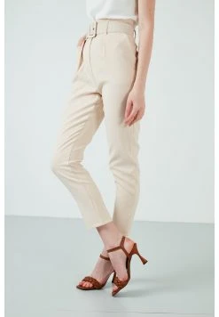 LELA HIGH WAISTED BELTED POCKET TROUSERS WOMEN'S TROUSERS - Pantalones - Stone Colored , Mujer -LELA Ventas 2024 5c02b3861acd48539ed1124d9d5ad151