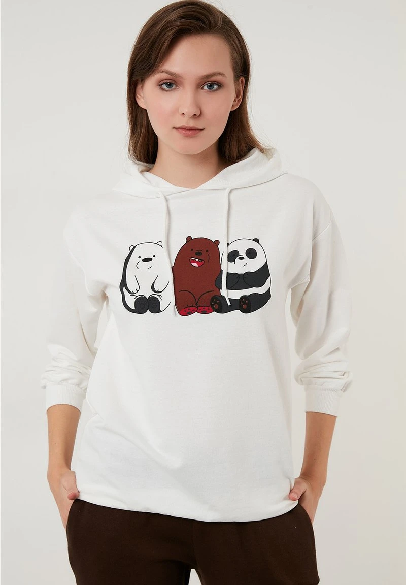 LELA Jersey Con Capucha - Ecru, Mujer 4 LELA Jersey Con Capucha - Ecru, Mujer - Imagen 4