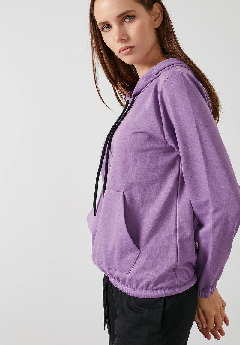 LELA Jersey Con Capucha - Lilac, Mujer 4 LELA Jersey Con Capucha - Lilac, Mujer - Imagen 4