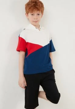 LELA REGULAR FIT T-SHIRT AND SHORTS - Shorts - Navy Blue, Niños