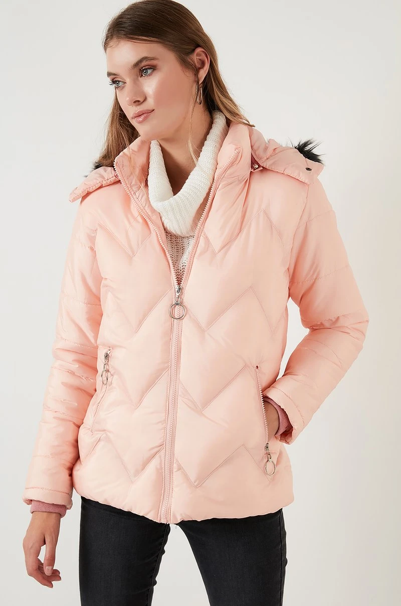 LELA Chaqueta De Invierno - Powder Pink , Mujer 2 LELA Chaqueta De Invierno - Powder Pink , Mujer - Imagen 2