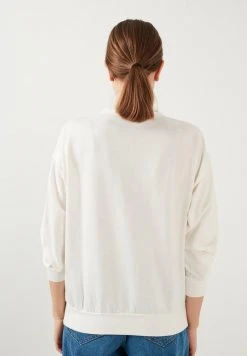 LELA SLIM FIT - Sudadera - Ecru , Mujer -LELA Ventas 2024 64b9bef305b647349c6725ac8620be3d