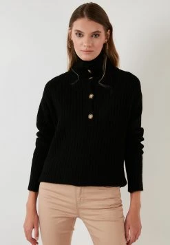 LELA Jersey De Punto - Black, Mujer -LELA Ventas 2024 654c9dacd8ab49b185d6d6e1ecdce023