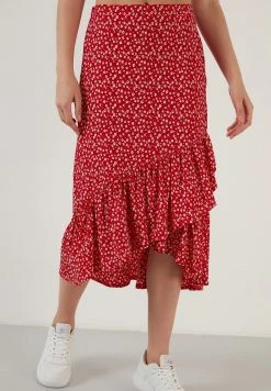LELA REGULAR FIT - Falda Acampanada - Red, Mujer -LELA Ventas 2024 66758c697b644913b793a1184908ab6b