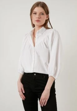 LELA Camisa - Ecru , Mujer -LELA Ventas 2024 677e6ab4c3014270b896eb356d495036