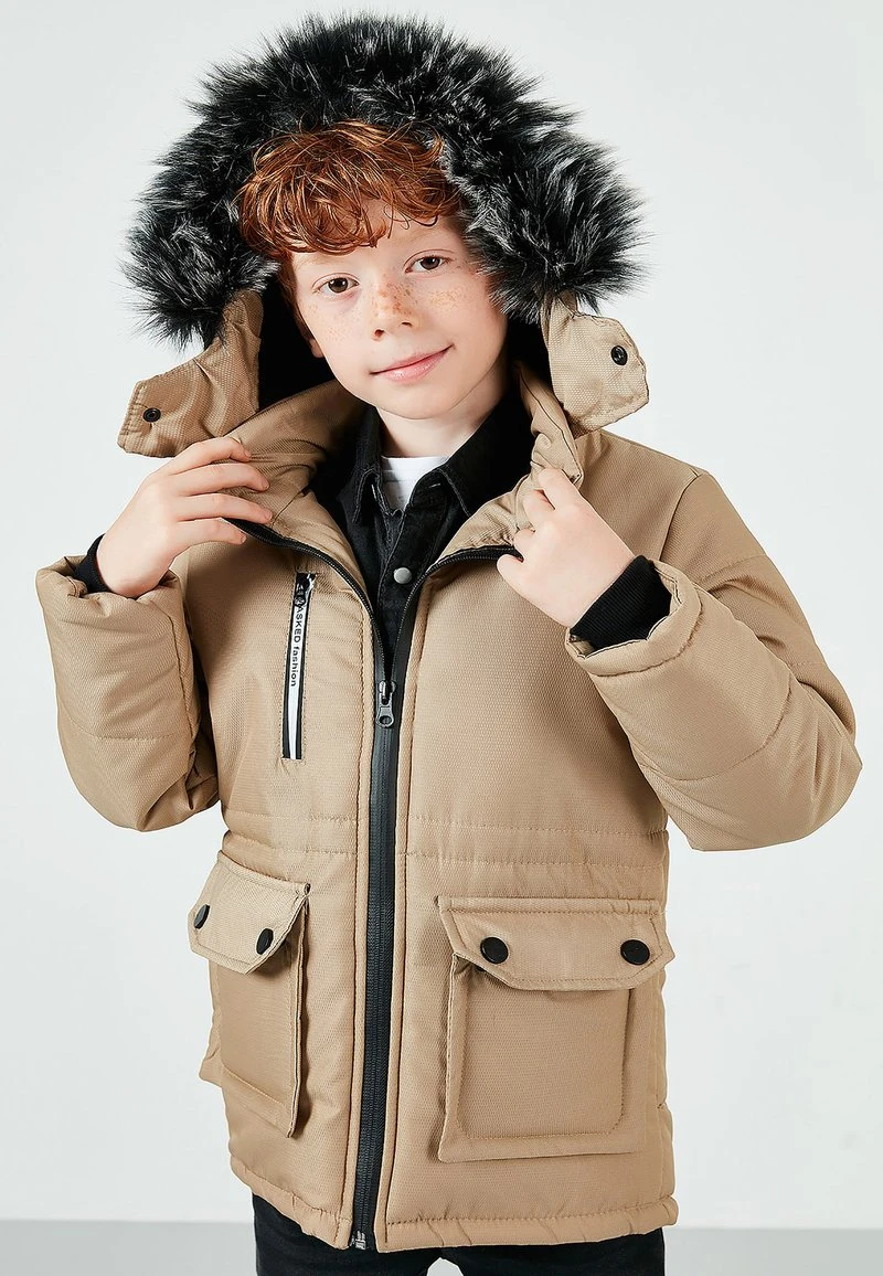 LELA Chaqueta De Invierno - Camel , Niños 3 LELA Chaqueta De Invierno - Camel , Niños - Imagen 3