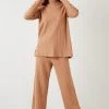LELA SET - Jersey De Punto - Camel , Mujer