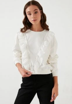 LELA Sudadera - Ecru , Mujer