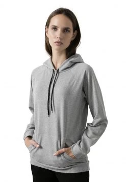 LELA KANGAROO POCKET - Jersey Con Capucha - Grey , Mujer