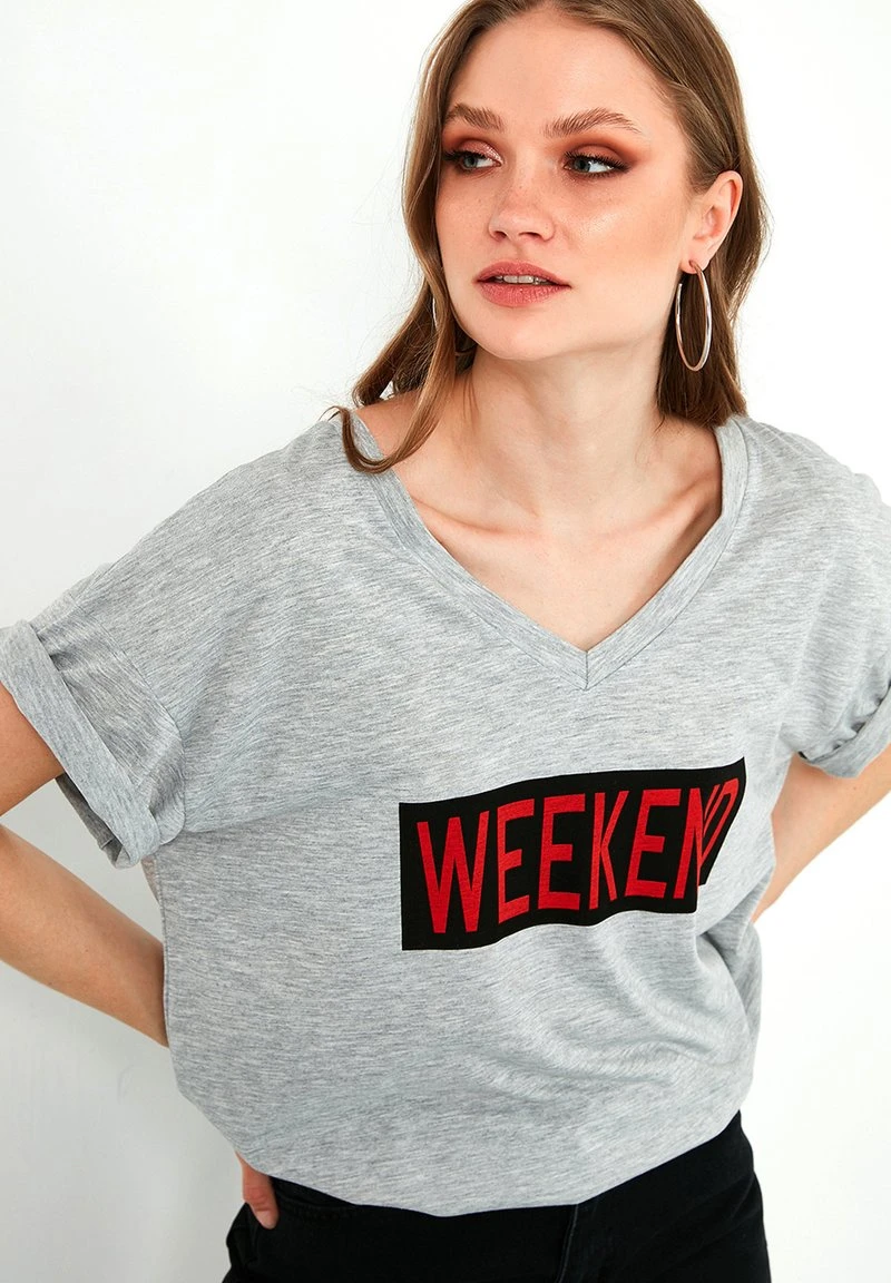 Camiseta estampada - grey LELA Camiseta Estampada - Grey , Mujer -LELA Ventas 2024 71242817ce5545808d1bc01f22ddcf26