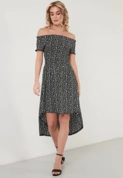 LELA Vestido Informal - Black , Mujer