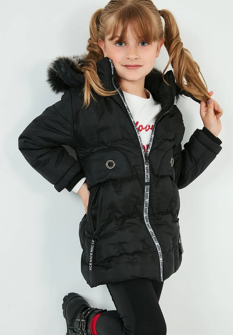 LELA Abrigo De Invierno - Black , Niños 2 LELA Abrigo De Invierno - Black , Niños - Imagen 2