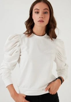 LELA Sudadera - Ecru , Mujer