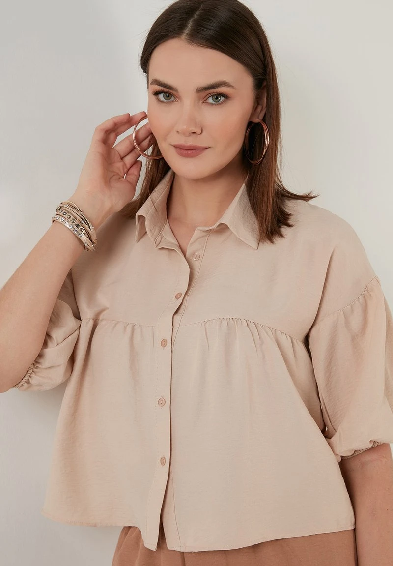 LOOSE FIT - Camisa - stone colored LELA LOOSE FIT - Camisa - Stone Colored, Mujer -LELA Ventas 2024 73996483a74e46cb897e78ec1d68849d