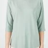 LELA Camiseta De Manga Larga - Almond Green, Mujer