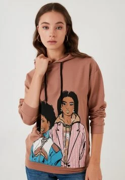 LELA Jersey Con Capucha - Biscuit Color , Mujer -LELA Ventas 2024 74fab007161b4cf4b9bb904b091e9cf1