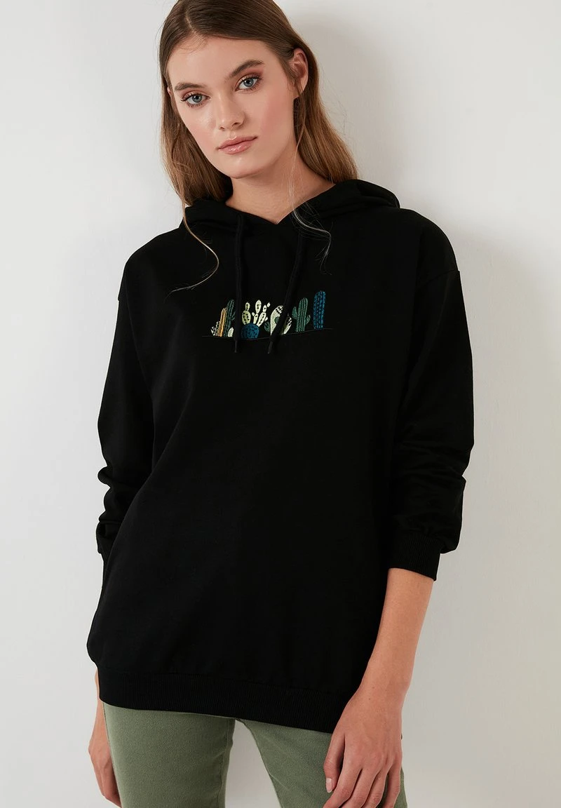 HOODED REGULAR FIT - Jersey con capucha - black LELA HOODED REGULAR FIT - Jersey Con Capucha - Black , Mujer -LELA Ventas 2024 75706bb20ff94d42aebead7e6d0990a1