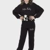 LELA SET - Chándal - Black , Niños