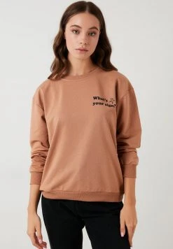 LELA Sudadera - Biscuit Color, Mujer