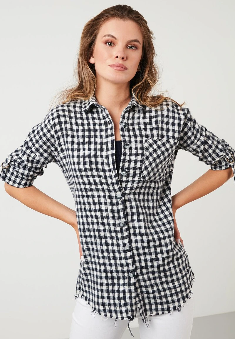 LELA Camisa - Navy Blue , Mujer 1 LELA Camisa - Navy Blue , Mujer
