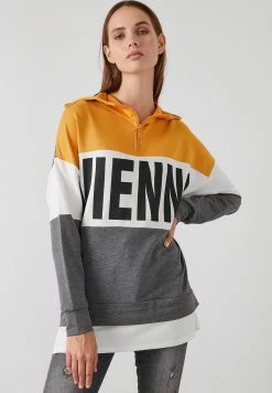 LELA Jersey Con Capucha - Mustard , Mujer