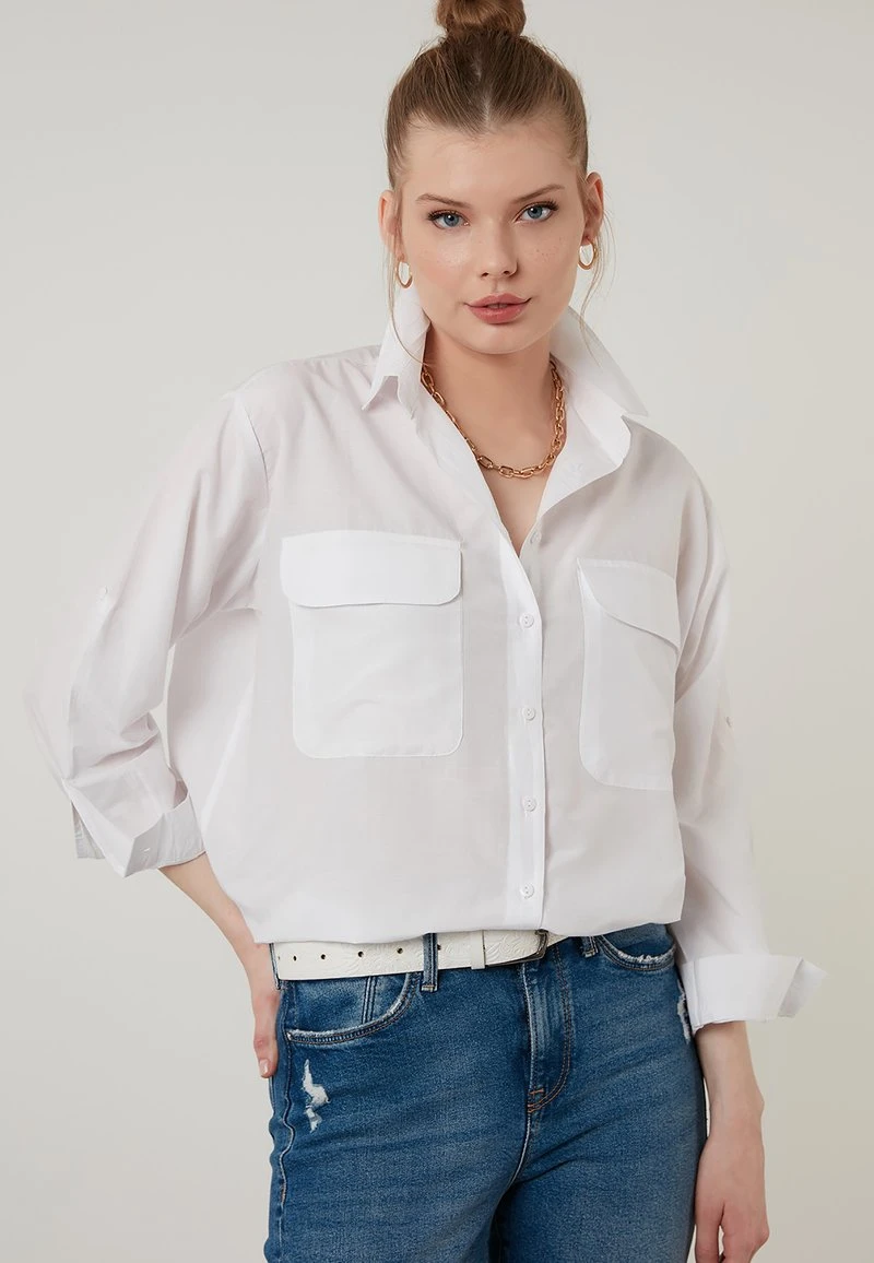 REGULAR FIT - Camisa - white LELA REGULAR FIT - Camisa - White , Mujer -LELA Ventas 2024 7a5a7c2b4c5142889c4e4e05e584ed9a