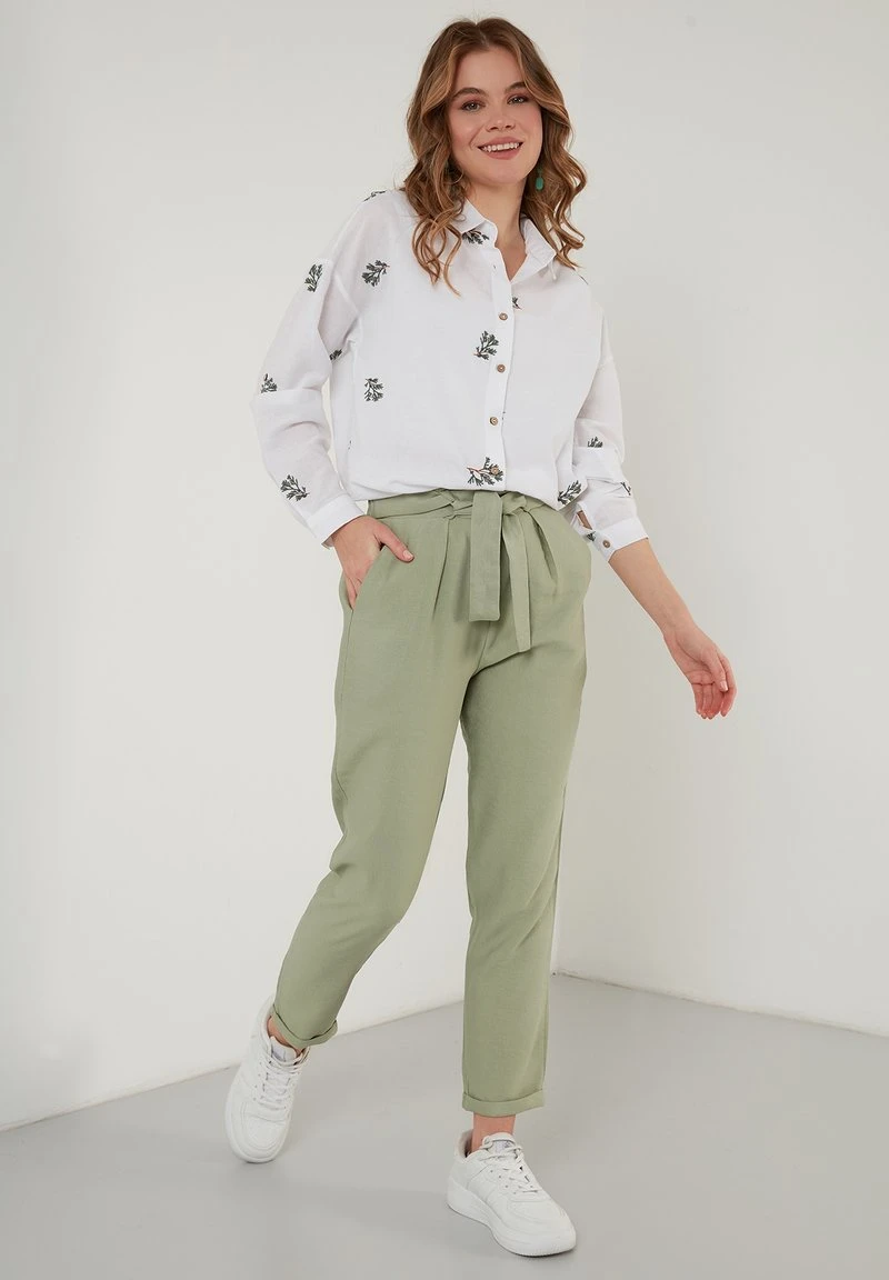 LELA Pantalones - Mint , Mujer 2 LELA Pantalones - Mint , Mujer - Imagen 2