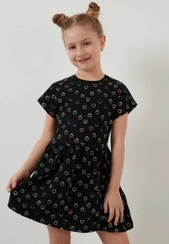 LELA REGULAR FIT - Vestido Informal - Black , Niños