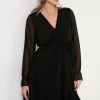 LELA CHIFFON - Vestido Informal - Black, Mujer