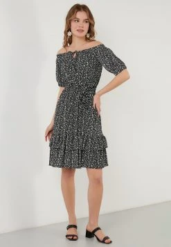 LELA Vestido Informal - Black , Mujer 4 LELA Vestido Informal - Black , Mujer -LELA Ventas 2024 7d5bd3845afd45f09f443535dc03e425