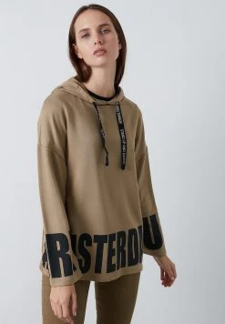 LELA Jersey Con Capucha - Khaki , Mujer