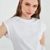 LELA Camiseta Básica - White , Mujer