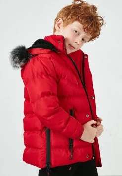 LELA Abrigo De Invierno - Red , Niños -LELA Ventas 2024 7f232eda4dc5475c89a7ddb2f9f18250