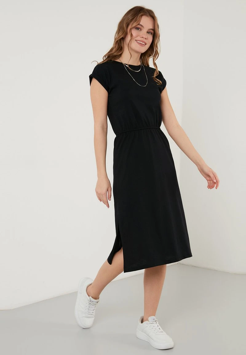 SHORT SLEEVE - Vestido informal - black LELA SHORT SLEEVE - Vestido Informal - Black, Mujer -LELA Ventas 2024 7f79e5dd35104f17924b3b0e63789215