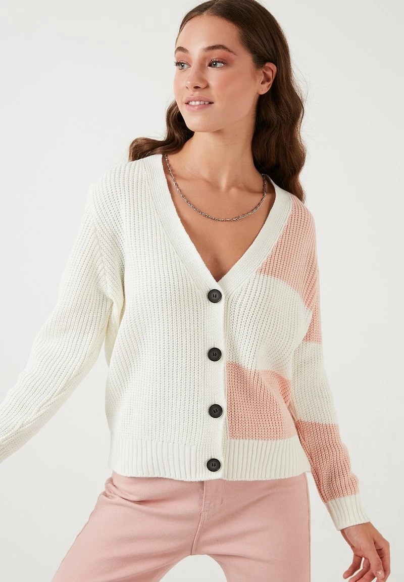 Chaqueta de punto - pink, white LELA Chaqueta De Punto - Pink, White , Mujer -LELA Ventas 2024 8116c97c70424067aa20adde4921d77f