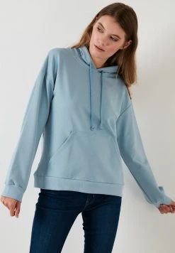 LELA BACK PRINT - Jersey Con Capucha - Ice Blue , Mujer -LELA Ventas 2024 81ceb91d1c2949f68653c2543e519ca9