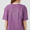LELA Camiseta Estampada - Purple , Mujer