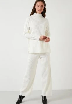 LELA SET - Jersey De Punto - Ecru , Mujer